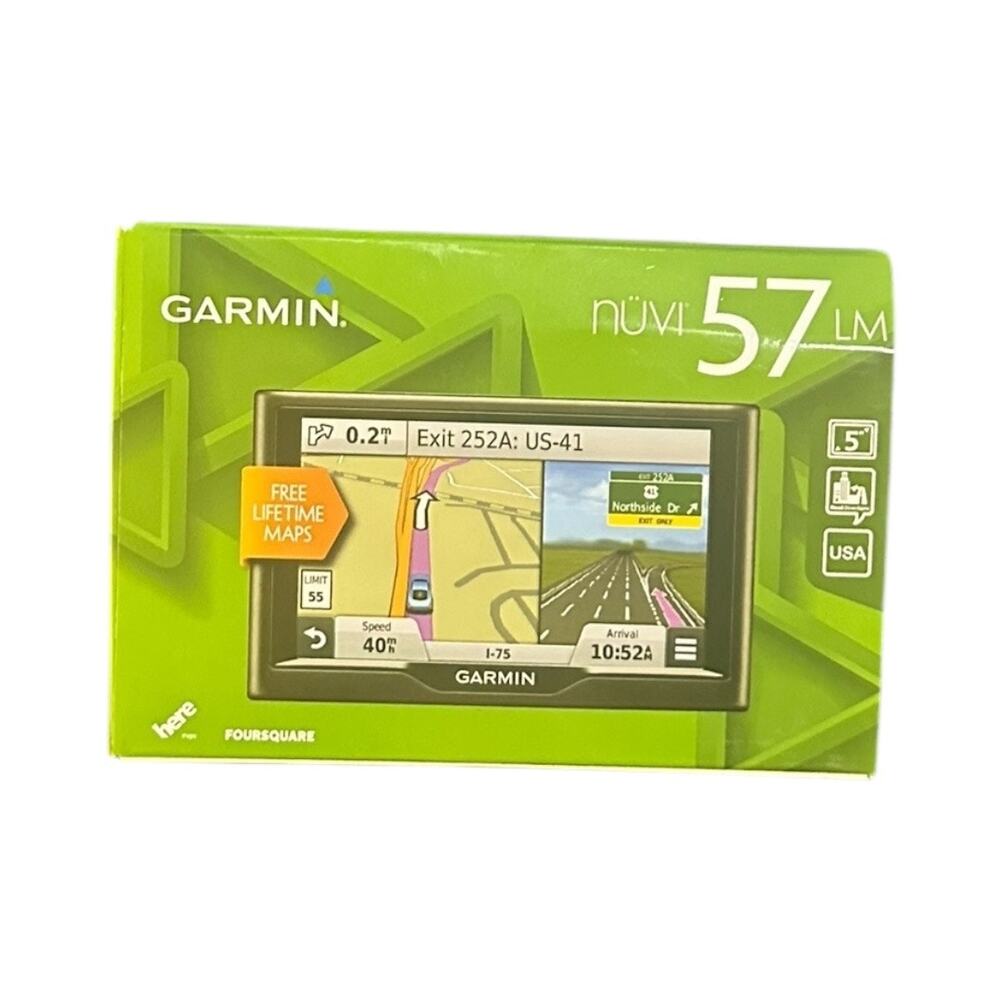 Garmin Nuvi 57LM GPS Navigation System in Box